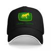 Кепка-бейсболка с логотипом John Deere, черная, с дизайном лошади в зеленом и желтом цветах, классическая регулируемая кепка для любителей активного отдыха