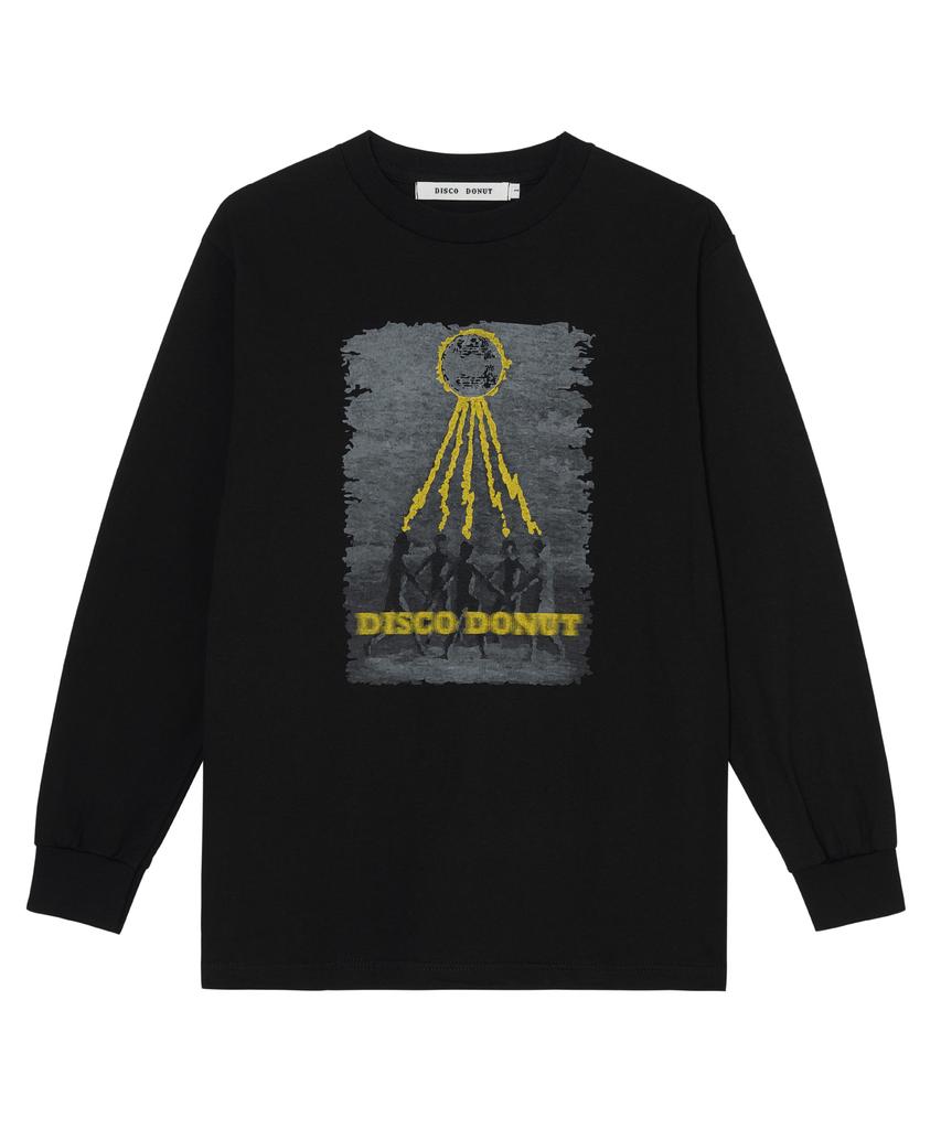 DISCO DONUT Disco Thunder Graphic T-Shirt_Black