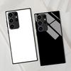 Чехол-крышка для Samsung S24 S23 Ultra, чехлы из закаленного стекла для Samsung Galaxy S22 S21 S20 S23 Plus FE, роскошный жесткий бампер с задней панелью