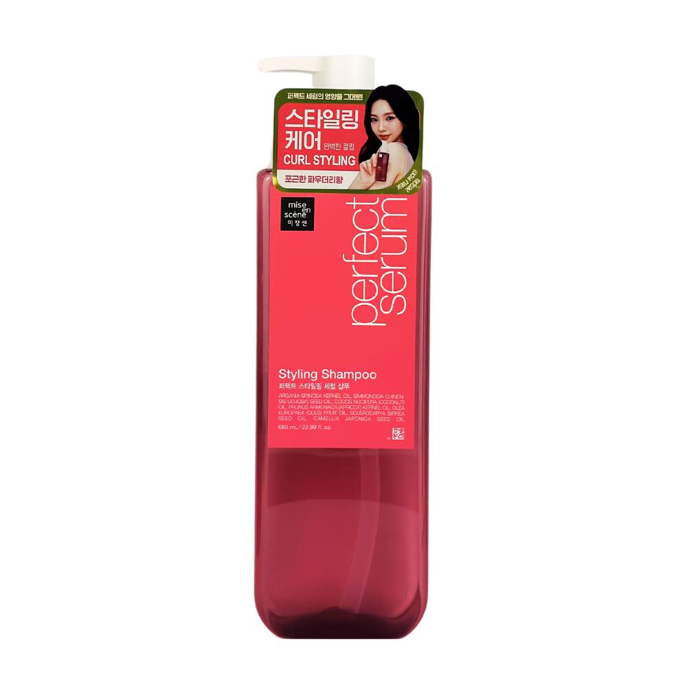 Mise En Scene Perfect Serum Шампунь Original/Super Rich/Стайлинг 680мл