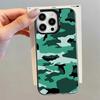 Чехол для iPhone 11 12 13 Pro Max 14 15 16 Plus 16e Мягкий чехол Камуфляжный узор