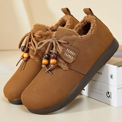 Хлопковая обувь женская зимняя новая универсальная бархатная утолщенная зимняя обувь модная повседневная хлопковая обувь материнская хлопковая обувь