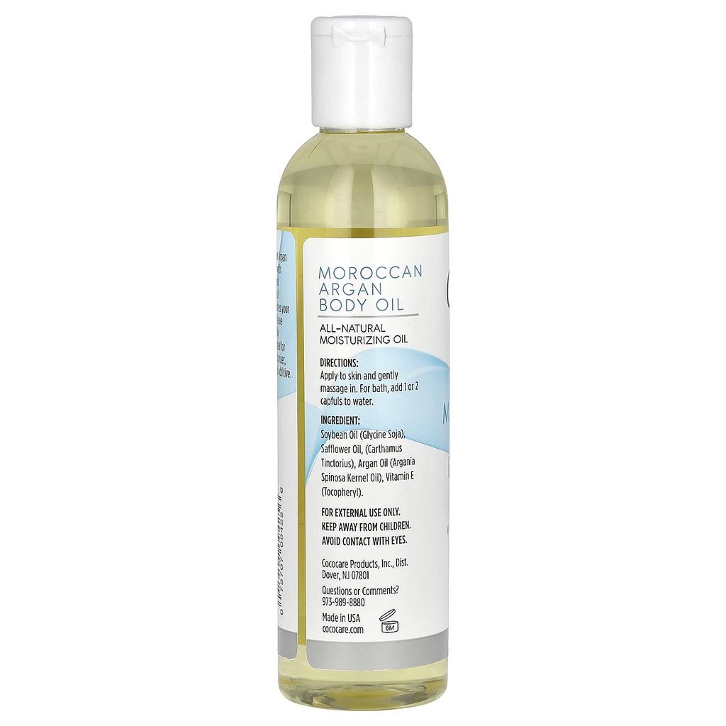 Cococare Moroccan Argan Body Oil, 8.5 Fl Oz (250 Ml)