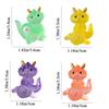Small Transparent Resin Dragon Ornaments Chinese Zodiac Auspicious Dragons  Children