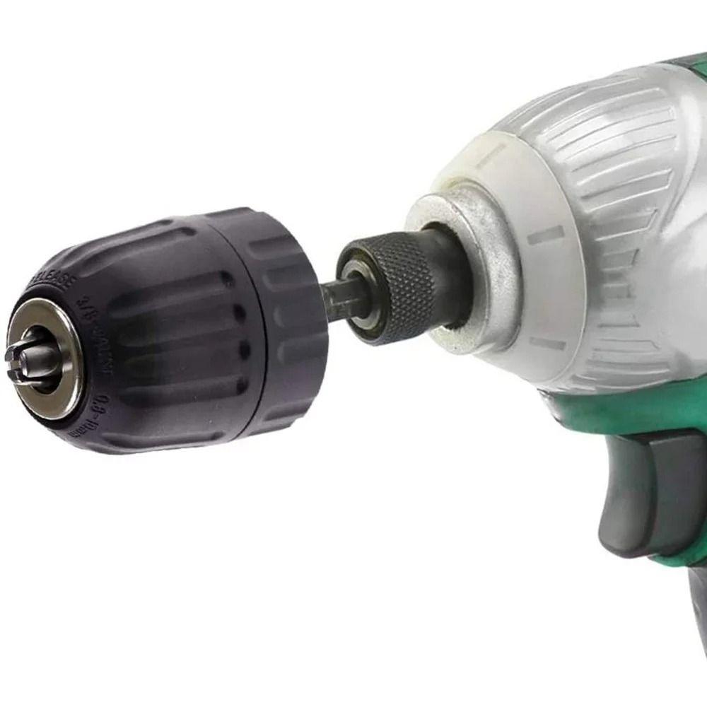 1Pcs 1/4" Hex Shank Quick Change Adapter 0.8-10mm Impact Driver Conversion Tool