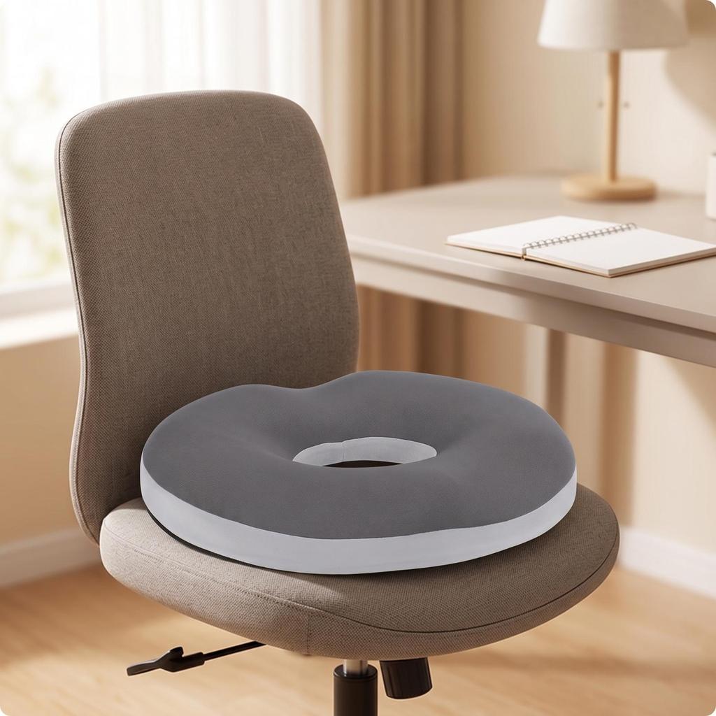 Supportive Donut Pillow Seat Cushion | Ergonomic shape, Pressure