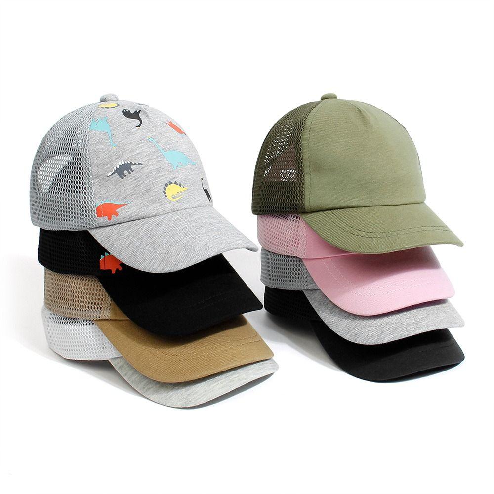 Шляпа от солнца для малышей, бейсбольная кепка с принтом динозавра, детская кепка для мальчиков и девочек