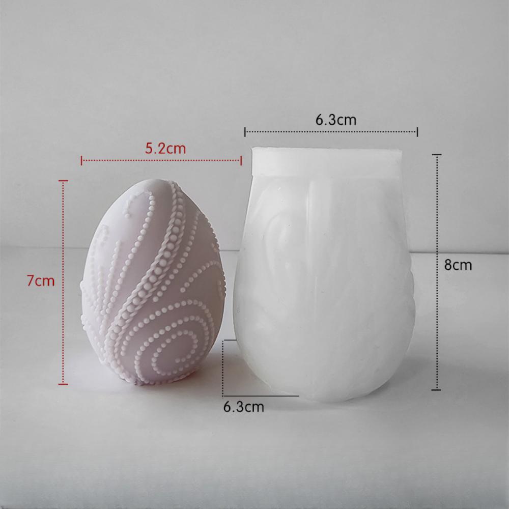 3D Пасхальное яйцо свеча силиконовая форма ангел цветок тиснение DIY мыло ручной работы шоколад форма для выпечки