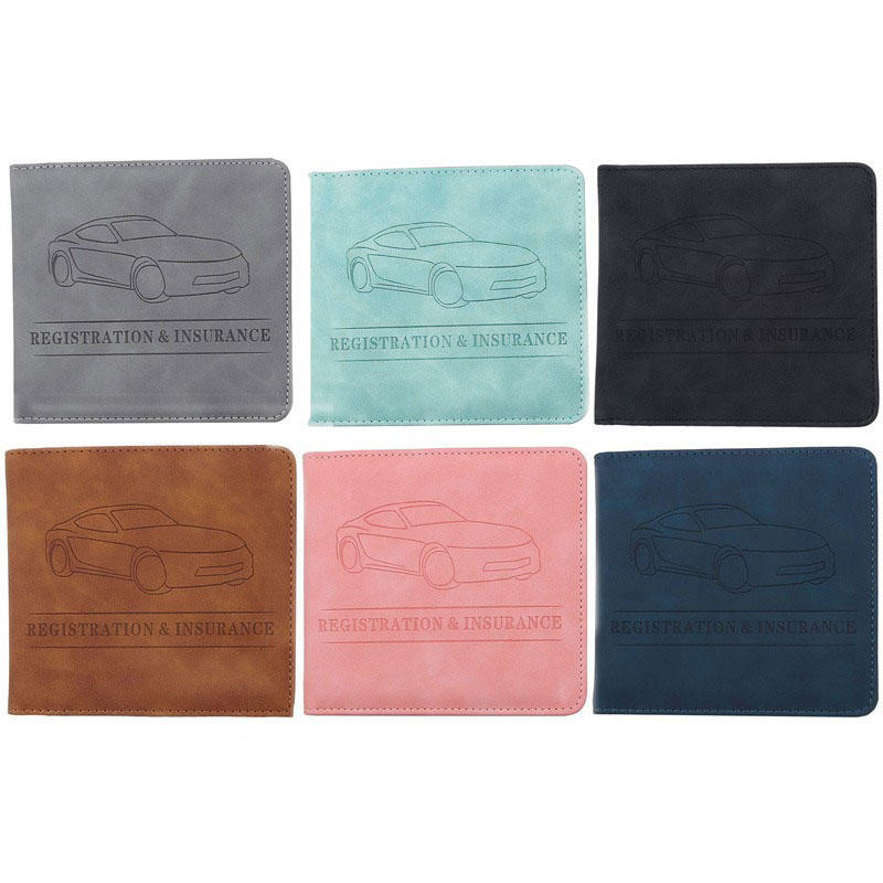 Защитный чехол для документов о страховании автомобиля, короткая сумка для хранения водительских прав мотоцикла, держатель для удостоверения личности, кошелек из искусственной кожи
