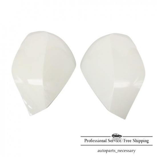 1Pair For Infiniti QX30 Q50 Q60 Q70 Mirror Cover Caps White Replacement