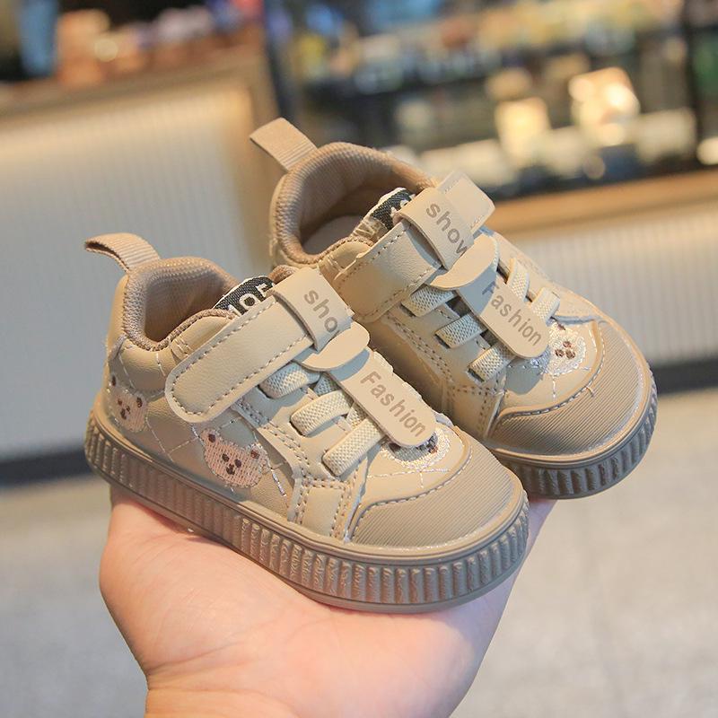 Autumn/Winter Soft Sole Breathable Toddler Sneakers for Boys & Girls, Anti-Drop Casual Shoes for Ages 0-4