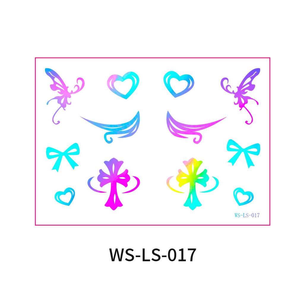 Европейско-американский трансграничный музыкальный фестиваль - Лазерные наклейки для подводки глаз - Водонепроницаемые и стойкие одноразовые татуировки