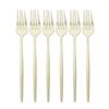 6Pcs/Set Gold Cutlery Set Stainless Steel Dinner Fork Set Dessert Cake Fork Fruit Salad Fork Tableware Set Kitchen Flatware Set