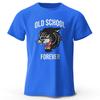 Классическая мужская футболка Old School Forever с принтом в винтажном стиле для лета, топы, футболки, уличная мода