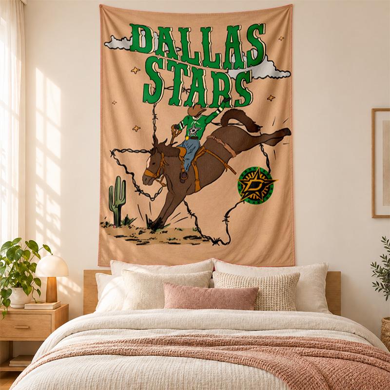 Dallas Stars Tapestry highquality for decorating living room bedroom dorm walls ideal as bedroom wallart orholiday gift