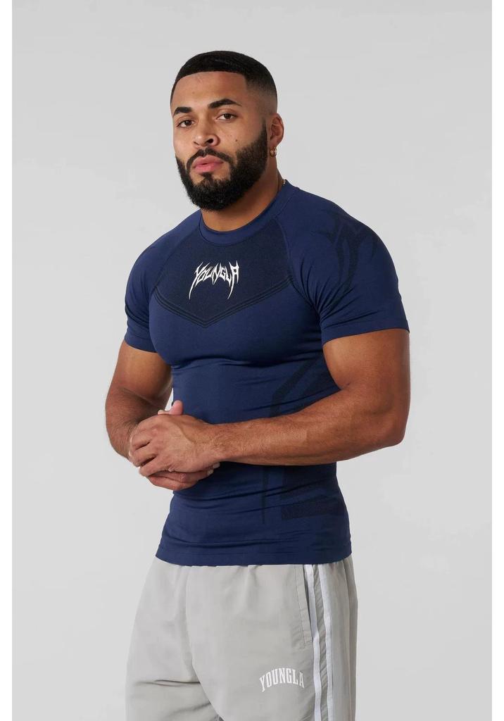 Мужская футболка с коротким рукавом GYMSHARK для фитнеса, быстросохнущая