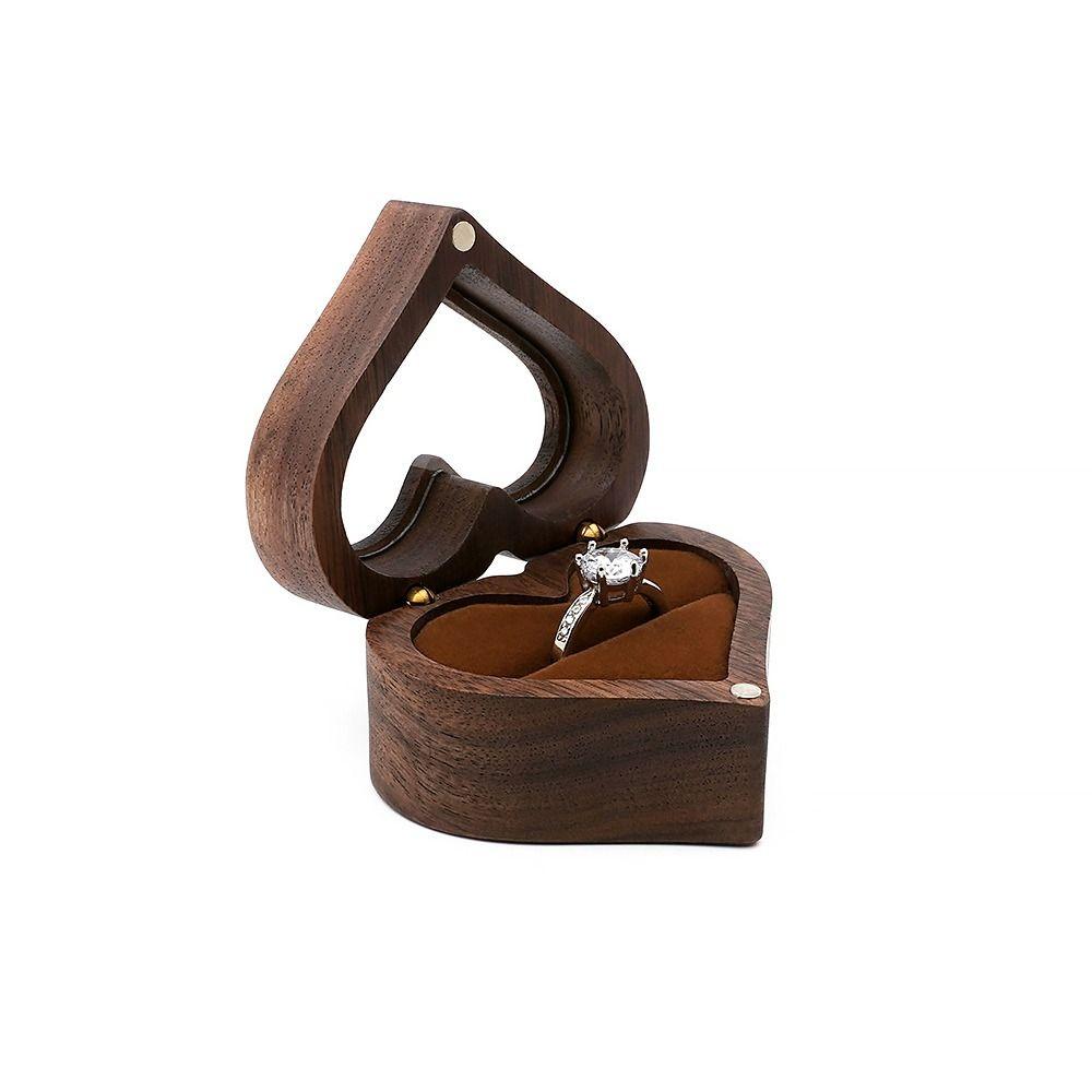High-quality Gifts Case Wooden Jewelry Box Display Box Storage Holder Ring Storage Box