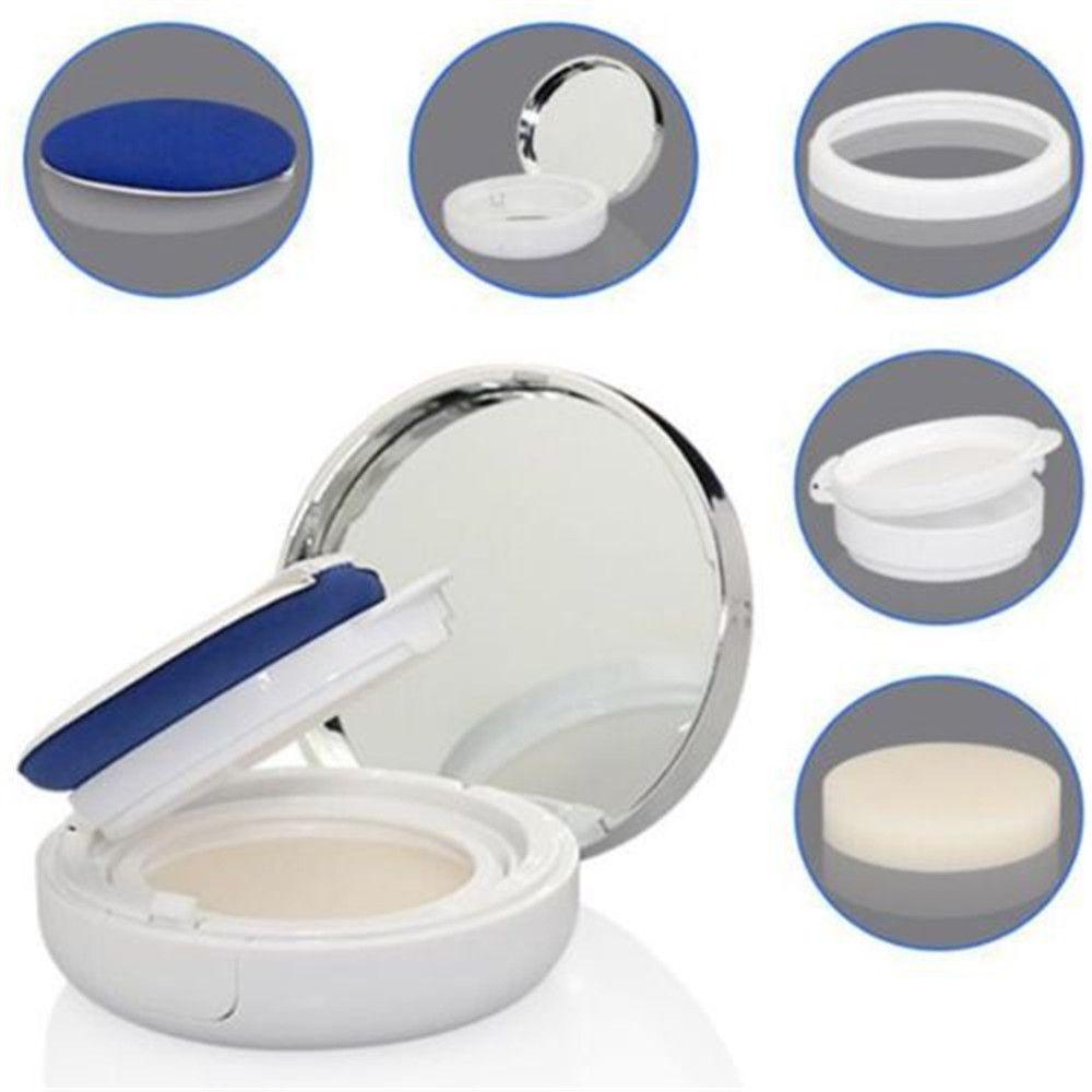 DIY Makeup Tool Refillable Empty Box With Powder Puff BB Cream Container Air Cushion Mirror Case