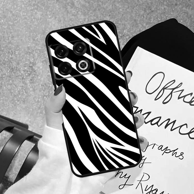 Чехол с узором Корова Зебра Для OnePlus 10 Pro 10T 8T 13T 15 13 12 11 15R 13R 12R Nord 5 CE 4 2 3 Lite N20 N30 Обложка