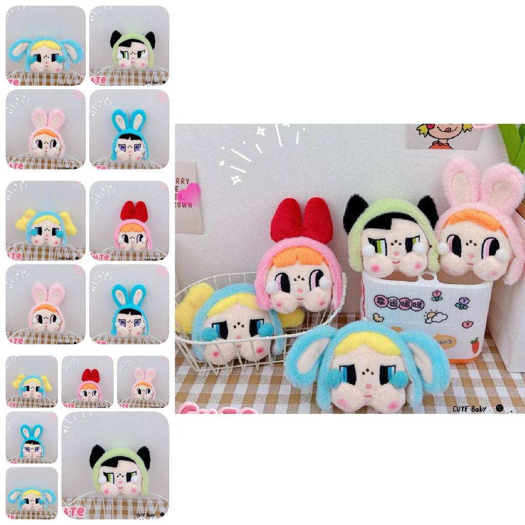 Очаровательный пушистый брелок для ключей Doodoo Girl, плюшевое кольцо для ключей, милый брелок для сумки для пар