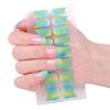 French Tip Gels Nail Strips Glittering Gels Nail Sticker Lovely Nail Polish Strips Gels Nail Wrap Nail Art Sticker
