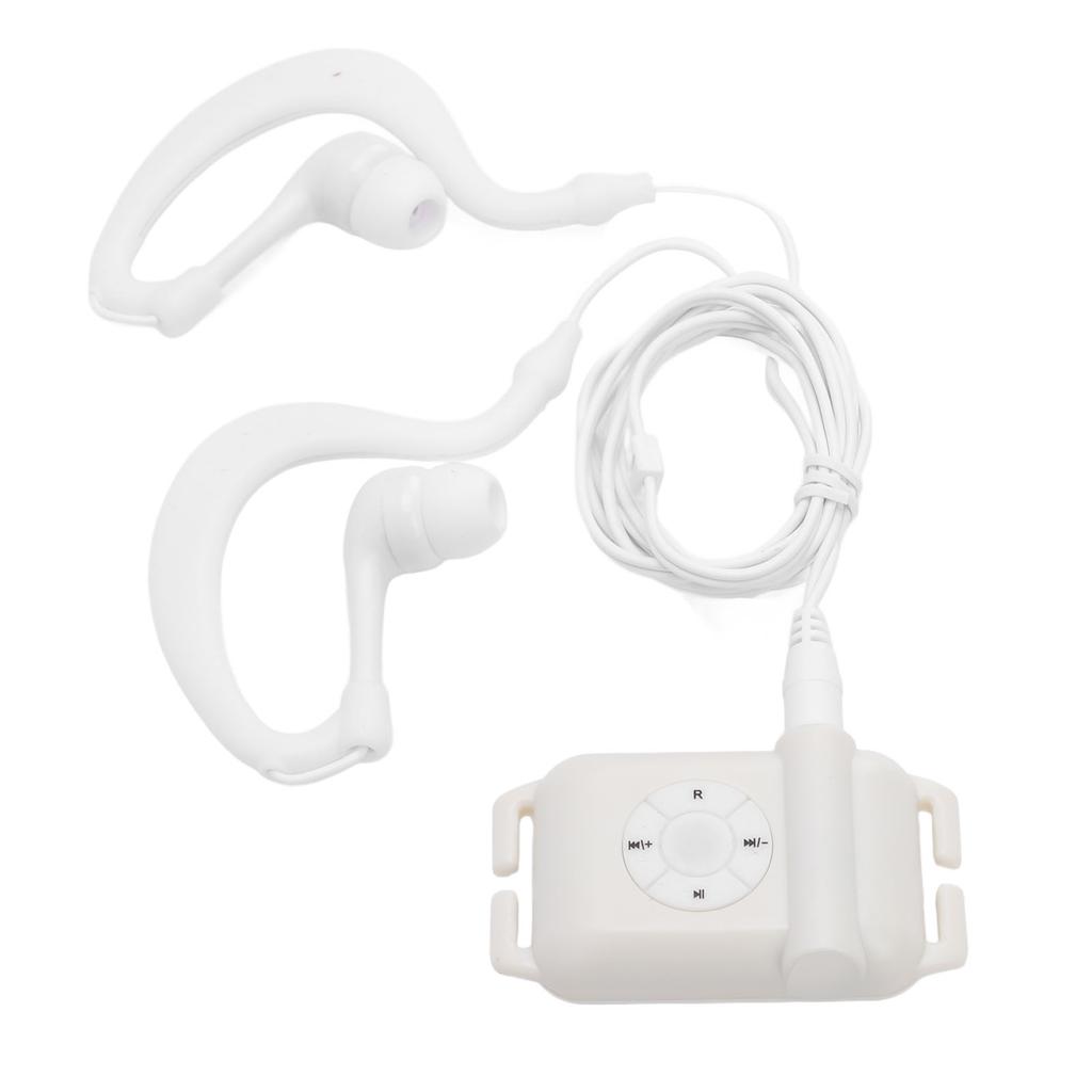 IPX8 Water Resistant MP3 Player with Headphones MP3 WMA Music Playback Music Player for Swimming Surfing Running