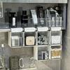 Прозрачная ватная палочка для макияжа в ванной комнате, выдвижной ящик для хранения вещей в стиле ящика для хранения под зеркальным шкафом