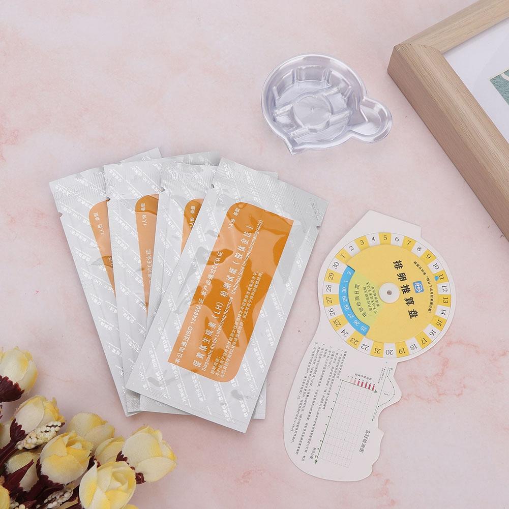 5 шт., бумажные тест-полоски для анализа мочи, набор для быстрого отображения, инструмент для женского здоровья