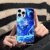 Чехол для телефона Genshin Impact Furina Для iphone 17 16 15 14 13 12 11 Pro Max Plus Серебристый Лазерный Сатиновый Аврора