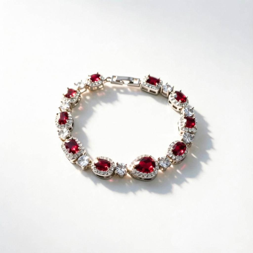 Zircon Bracelet Women, Light Luxury Retro Exquisite Geometric Oval Bracelet Temperament Jewelry
