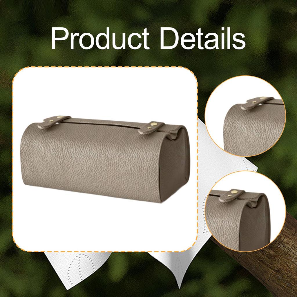 Tissue Box Cover Elegant Convenient Rectangular Napkin Dispenser Tissue Paper Holder for Table Bedroom Countertop Restaurant Car