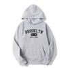 Brooklyn Est.1998 New York Letter Print Hoodies Man Women Casual Fall and Winter Hoodies Breathable Fashion Tops Sell Like Hot