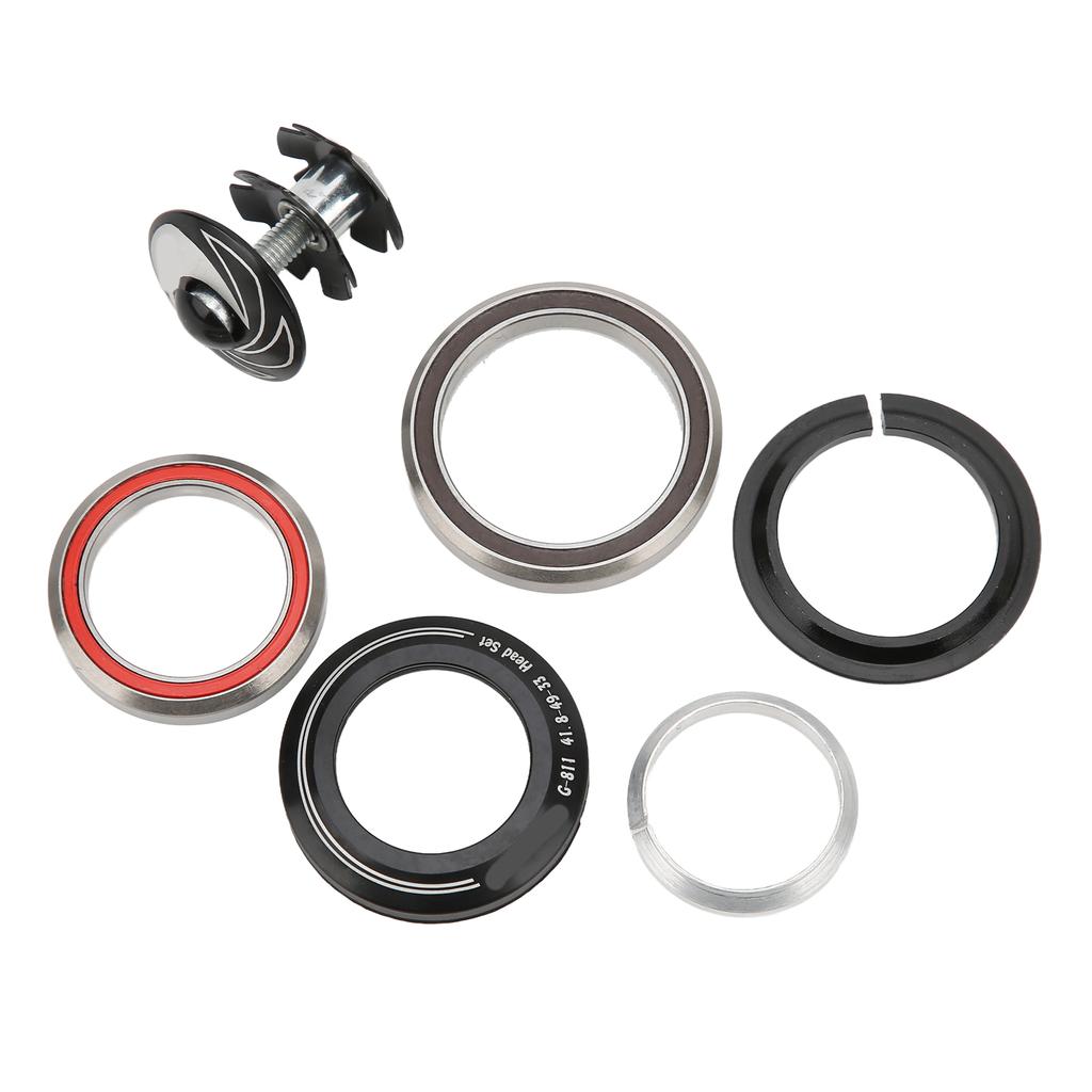 Bike Headset Aluminum Alloy Exquisite Workmanship Strong Durable High Strength Easy Install Cycling Accessory