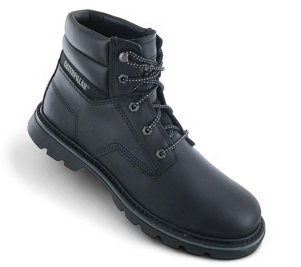 CAT Caterpillar Quadrate - Мужские зимние ботинки ботильоны кожа черные P723802 ОРИГИНАЛ