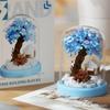 Совместимо с LEGO Домик на дереве с вишневым цветением, Букет из строительных блоков для девочек - Детские игрушки и украшения ко Дню деревьев.