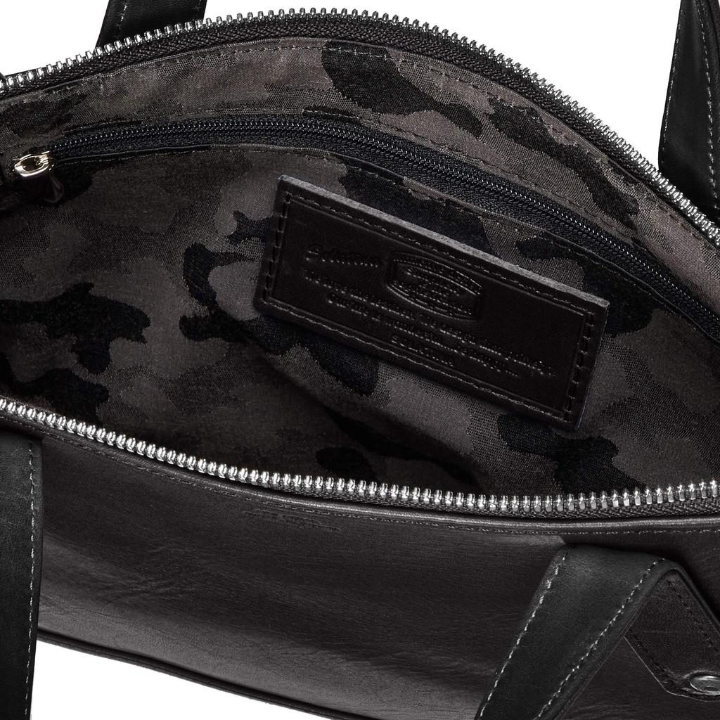 Driving Bag 2WAY Black X Brown [Solatina]