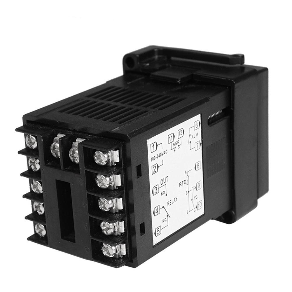 Двойной цифровой ПИД-регулятор температуры, термостат, термопара