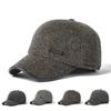 Autumn Winter Father Cap Middle-Aged Cap Old Man Ear Protection Cap Winter Warm Men's Baseball Cap