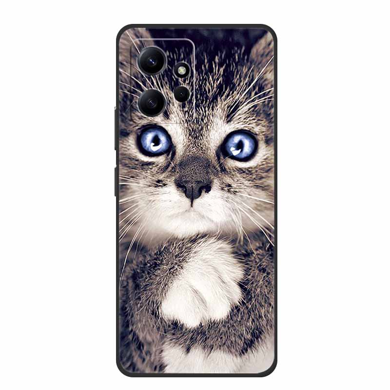 For Xiaomi Redmi Note 12 4G Case Animals Soft Silicone TPU Phone Cases Back Cover for Redmi Note12 4G Fashion 23021RAA2Y Fundas
