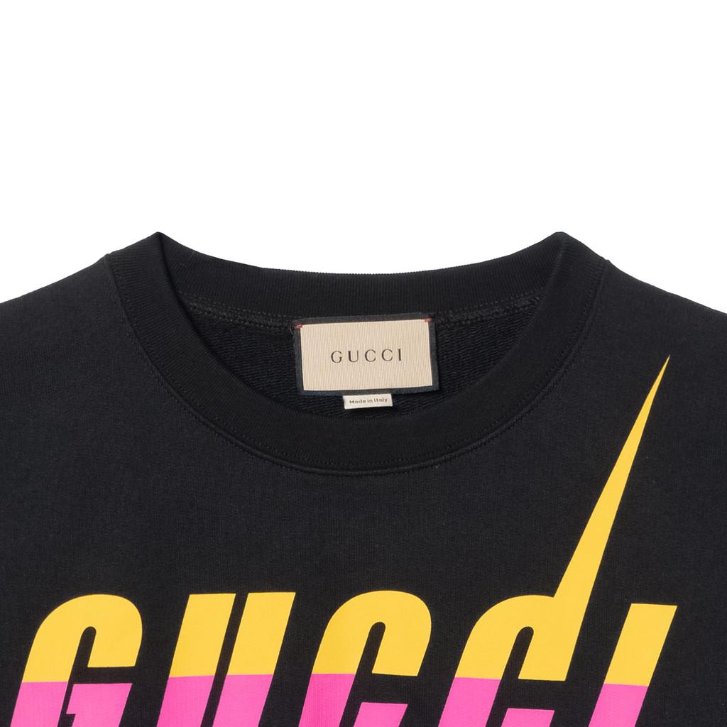 Gucci Хлопковая толстовка с принтом логотипа Blade 715919-XJFL9-1152