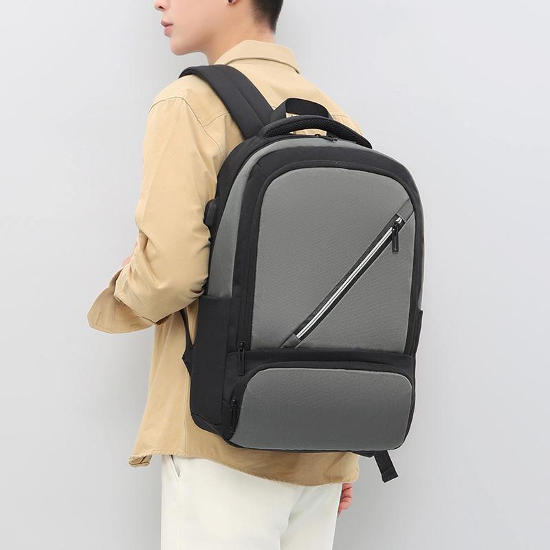 Новый унисекс однотонный водонепроницаемый и дышащий деловой модный повседневный универсальный рюкзак для повседневного использования