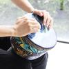 8 Inch African Djembe Children Hand Drum Colorful Cloth Art ABS Barrel PVC Skin Musical Instrument