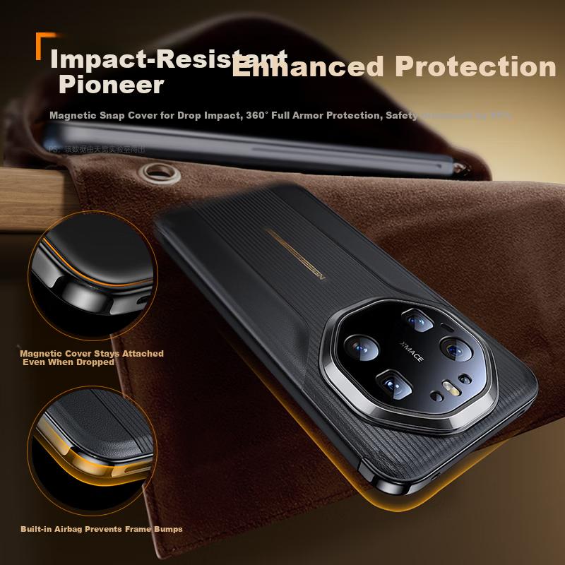 Smart Window | Magnetic FlipHuawei Mate 80 RS Case Extraordinary Master Protective Full-Cover Shockproof Ultra-Thin Premium Business Style