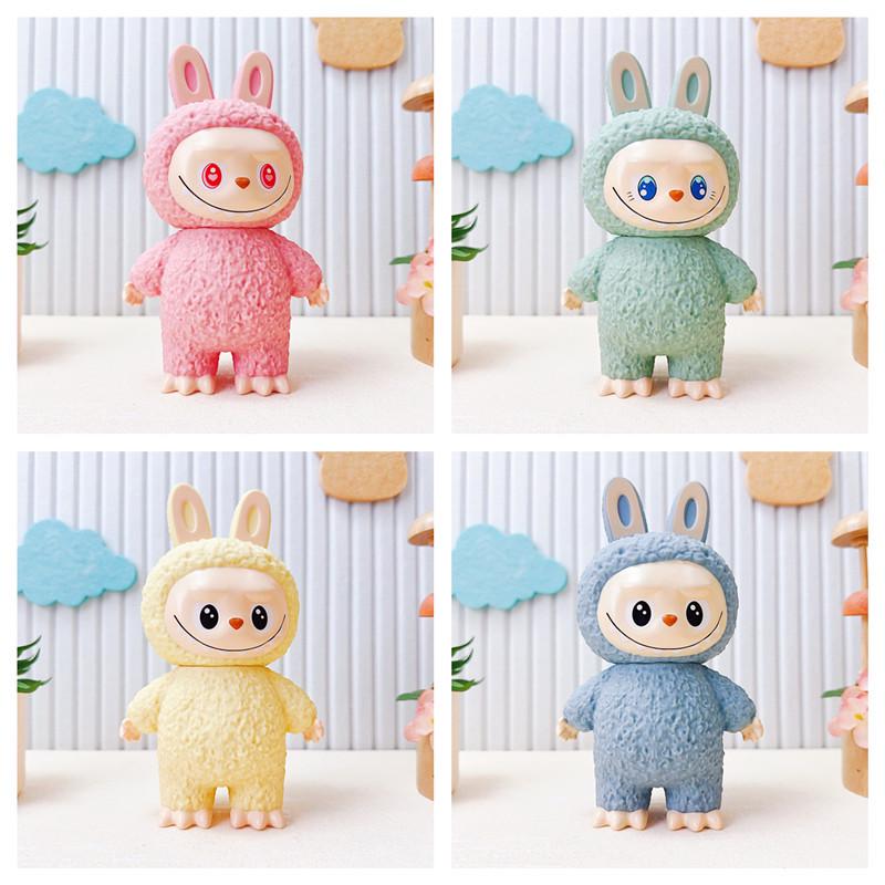 Labubu Cute Piggy Bank Figurine: Coin Storage Savings Jar for Children and Students