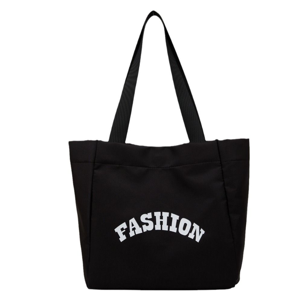 Nylon Canvas Tote Bag Printed Letter Shoulder Bag Fashion Simple Handbag  Streetwear