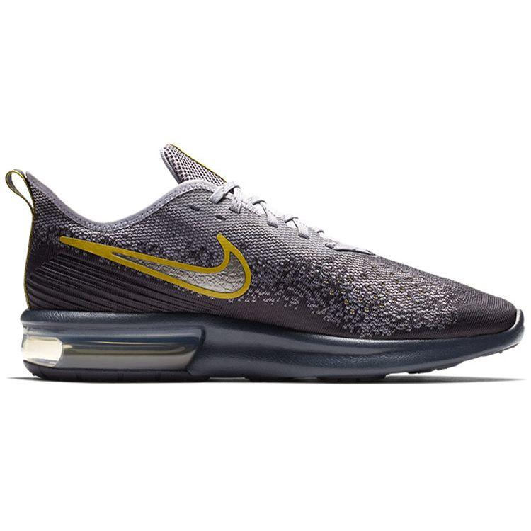 Nike Air Max Sequent 4 Gridiron Men Sneakers Grey Metallic-Pewter AO4485-003