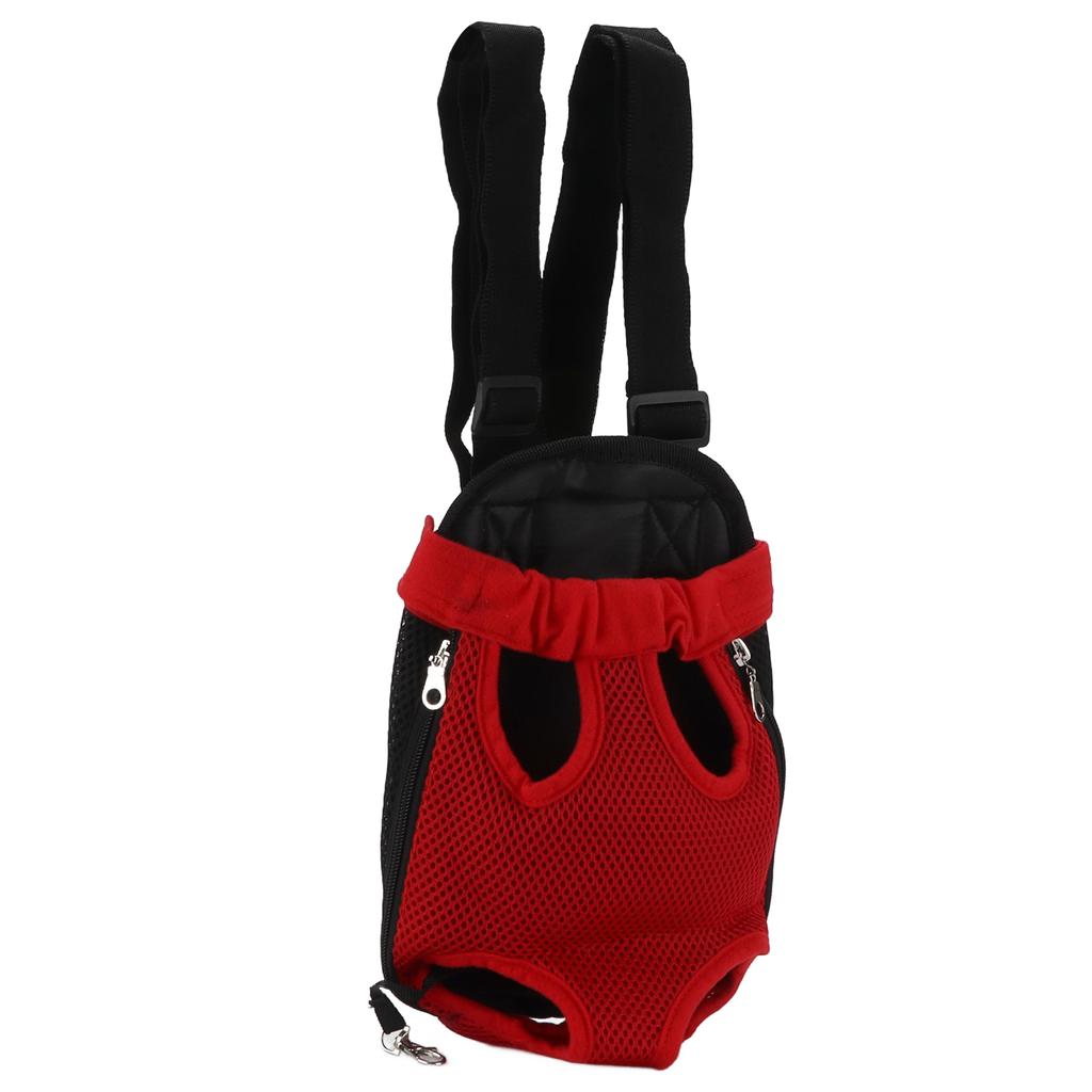 Pet Chest Backpack Breathable Portable Pet Front Cat Dog Carrier Backpack for Hiking Travel Bike Motorcycle