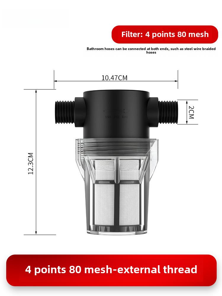 Garden Hose Sediment Filter: Pre-Pipe Car Wash & Water Purifier