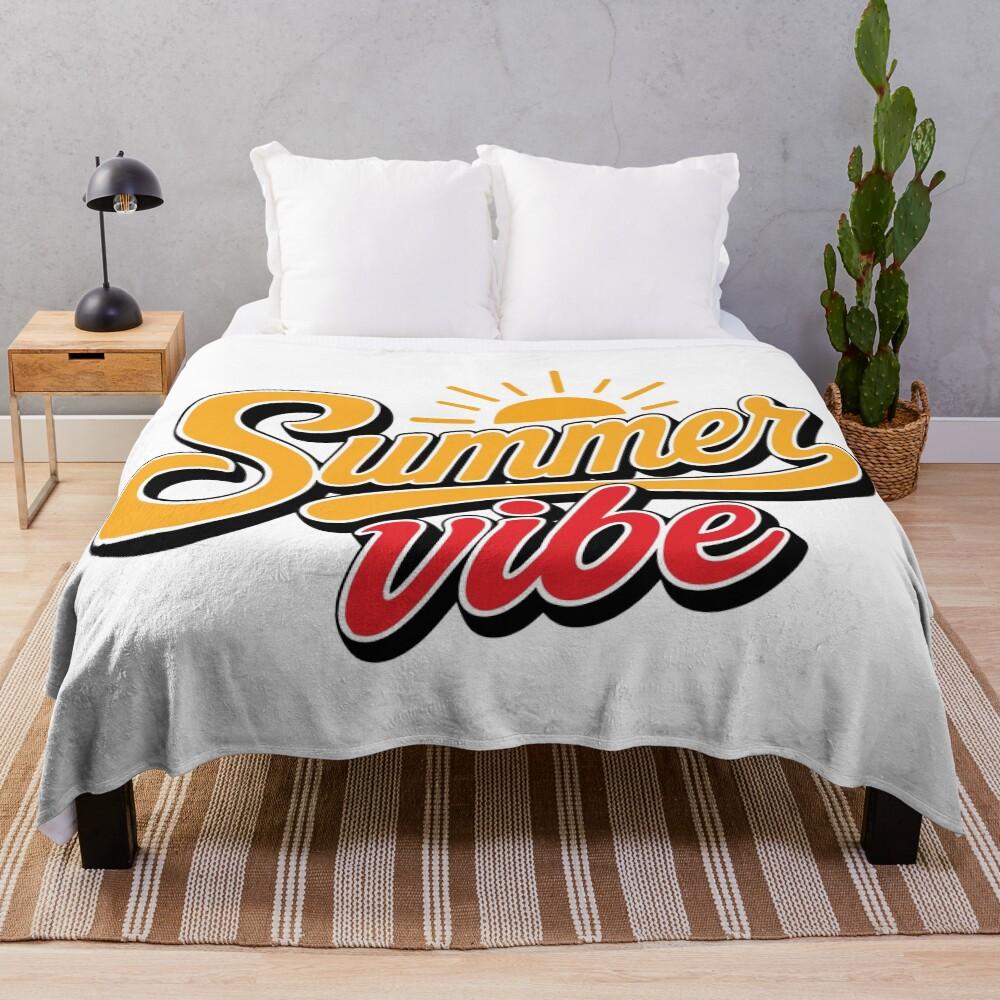 Summer Vibe Throw Blanket