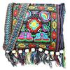 Vintage Chinese National Style Ethnic Shoulder Bag Embroidery Boho Hippie Tassel Tote Messenger Storage Bags